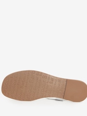 Barbour® White Vivienne Leather Sandals - Image 5 of 6