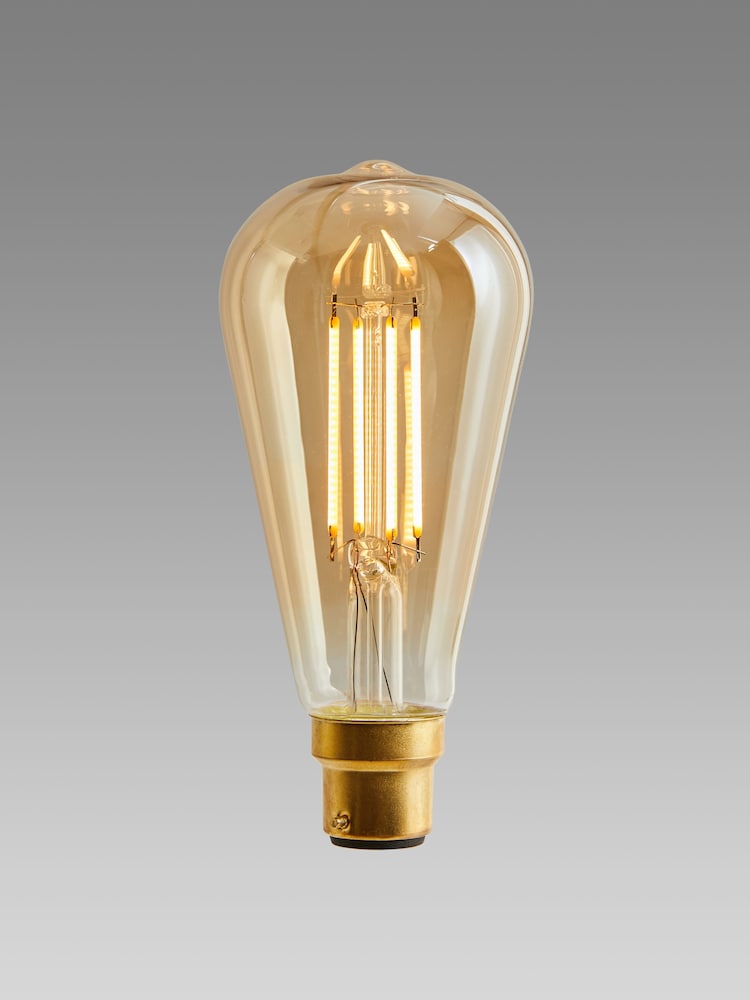 4W LED BC Retro Pear Dimmable Light Bulb - Image 1 of 2