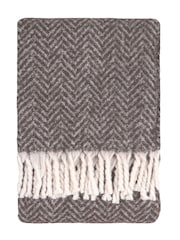 Furn Tweedie Brushed Herringbone 130X180cm Throw - Attēls 3 no 4
