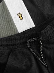 črna/bela - 100% Cotton z izrazitim barvnim vzorcem majica And Shorts Set (3-16yrs) - Slika 3 iz 3