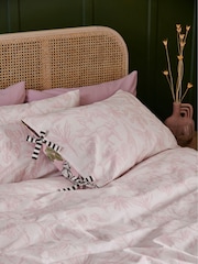 Pink Safari Reversible 100% Cotton Duvet Cover and Pillowcase Set - Image 4 of 7