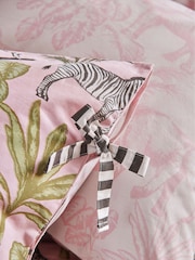 Pink Safari Reversible 100% Cotton Duvet Cover and Pillowcase Set - Image 5 of 7