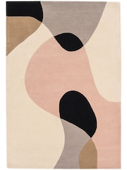 Asiatic Rugs Beige Matrix Geo Wool Rich Rug - Image 1 of 5