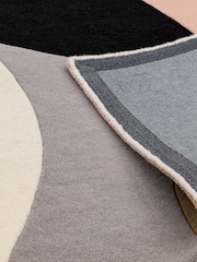 Asiatic Rugs Beige Matrix Geo Wool Rich Rug - Image 4 of 5
