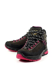 Grisport Black Lady Coquetdale Grey Wide Toe Box Boots - Image 10 of 12