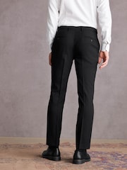 Schwarz - Signature Tollegno Anzug in schmaler Passform: Hose - Image 2 of 9