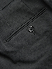 Schwarz - Signature Tollegno Anzug in schmaler Passform: Hose - Image 8 of 9