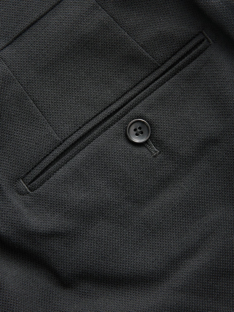 Schwarz - Signature Tollegno Anzug in schmaler Passform: Hose - Image 8 of 9