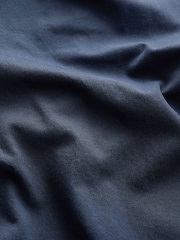 Navy Blue Smart Button Hem Trousers - Image 7 of 7