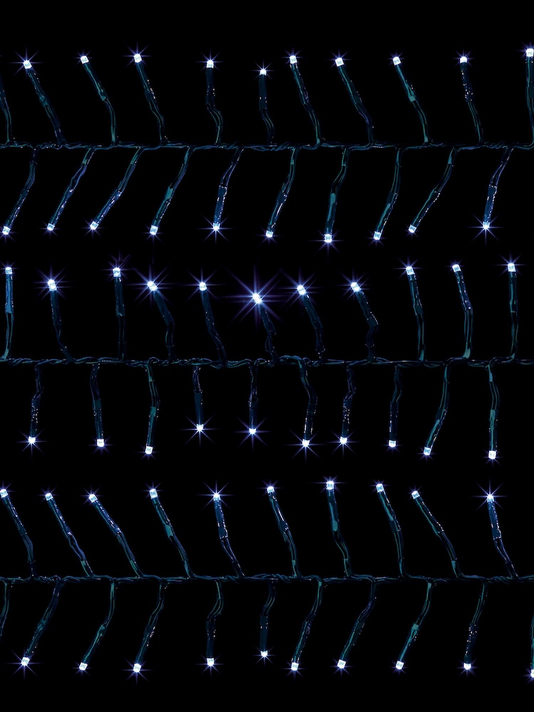 Premier Decorations Ltd White Brite 960 LED Clusters Christmas Lights With Timer 12.4m - Image 4 of 4