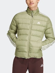 adidas Terrex Green Essentials 3-Stripes Light Down Jacket - Image 3 of 7