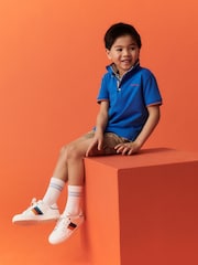 Paul Smith Junior Boys Short Sleeve Signature 100% Cotton Polo Shirt - Image 2 of 6