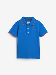 Paul Smith Junior Boys Short Sleeve Signature 100% Cotton Polo Shirt - Image 3 of 6
