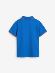 Paul Smith Junior Boys Short Sleeve Signature 100% Cotton Polo Shirt - Image 4 of 6