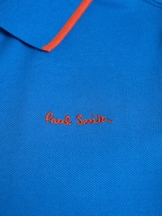 Paul Smith Junior Boys Short Sleeve Signature 100% Cotton Polo Shirt - Image 6 of 6