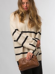 Pure Luxuries London Halsey Nappa Leather Cross-Body Clutch Bag - Image 1 of 2