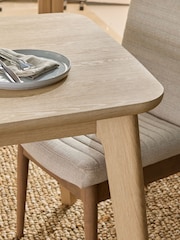 Light Oak Effect Jackson 6 to 8 Seat Extending Dining Table - Image 3 of 11