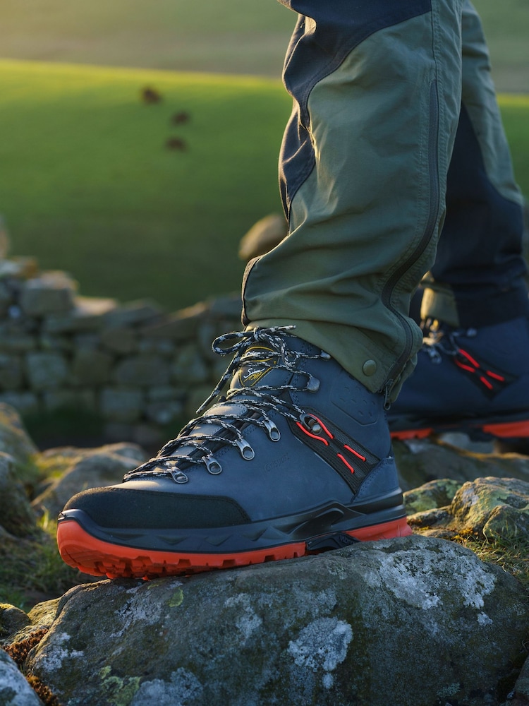 Grisport Blue Pathway Wide Fit Walking Boots - Image 1 of 10 Grisport Blue Pathway Wide Fit Walking Boots - Image 1 of 10