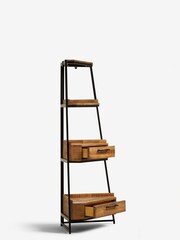 Natural Jefferson Pine Corner Shelf - Image 4 of 6