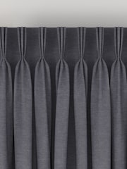 Charcoal Grey Black Soho Made To Measure Curtains - Image 5 of 8