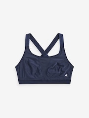 Green/Navy Blue Active Sports High Impact Crop Tops 2 Pack - Image 8 of 9