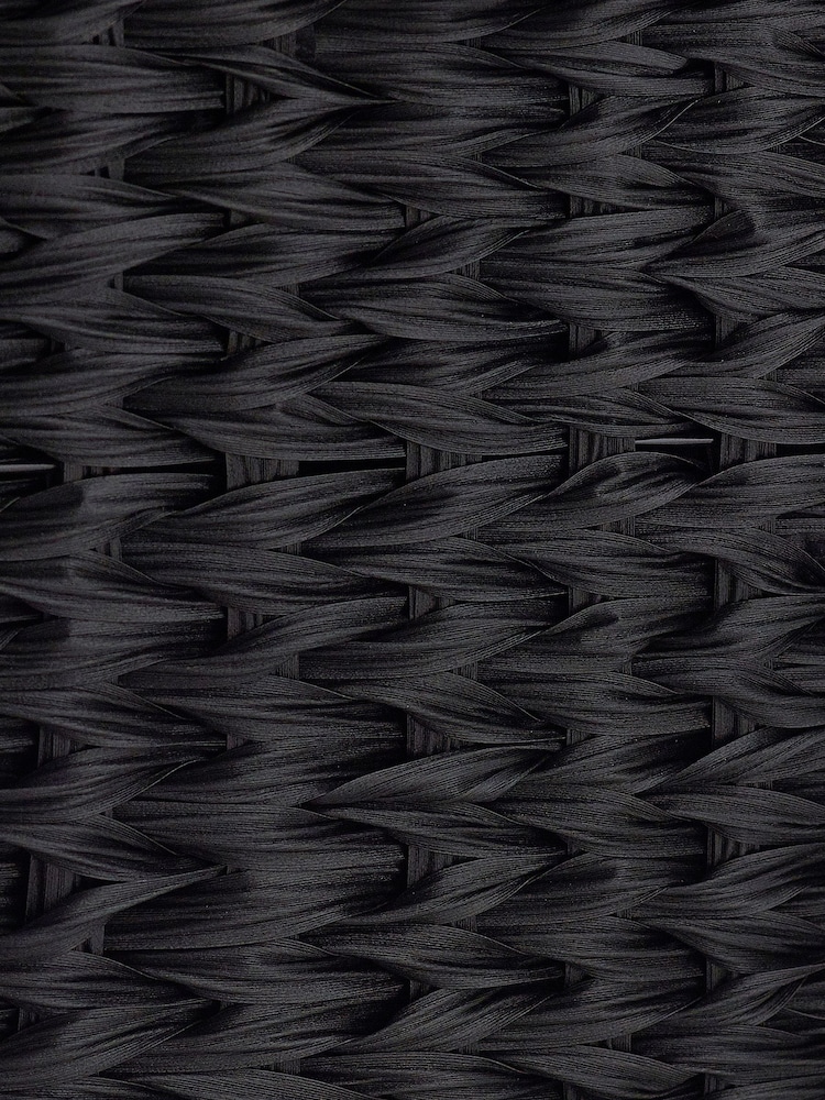 Black Hepworth Wicker Sorter Laundry - Image 7 of 7