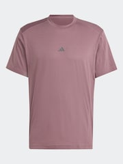 adidas Purple Yoga T-Shirt - Image 7 of 7