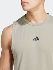 adidas Green Designed For Training Workout Tank Top - Image 4 of 7