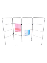 Our House Grey 4 Panel Gate Folding Airer - Image 2 of 4