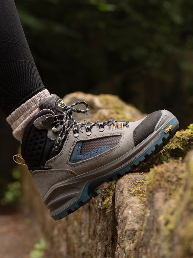 Grisport Grey Lady Cairngorm Grey Leather Walking Boots - Image 1 of 10