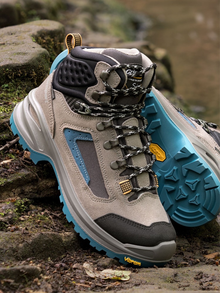 Grisport Grey Lady Cairngorm Grey Leather Walking Boots - Image 2 of 10
