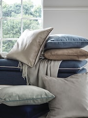 Laura Ashley Midnight Blue Square Nigella Cushion - Image 2 of 4