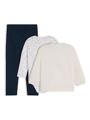 Tommy Hilfiger White Essential Three Piece Outfit Gift Box - Image 2 of 3