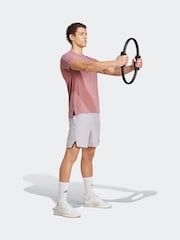 adidas Pink Designed for Training Workout T-Shirt - Image 5 of 7