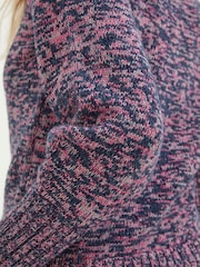 FatFace Blue Fleur Crew Jumper - Image 5 of 5