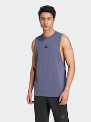 Синий - adidas Designed For Training Workout Tank Top - Изображение 1 из 7