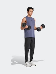 Синий - adidas Designed For Training Workout Tank Top - Изображение 4 из 7