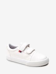 White Wide Fit (G) Strap Touch Fastening Shoes - Image 3 of 6