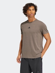 adidas Green Designed for Training Workout T-Shirt - Image 1 of 7