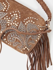 حقيبة شمواه مطرزة بشراشيب من Accessorize - صورة 3 من 3