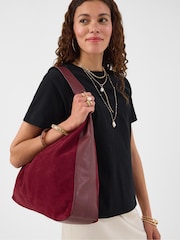 حقيبة كتف جلد شمواه من Accessorize - صورة 1 من 3