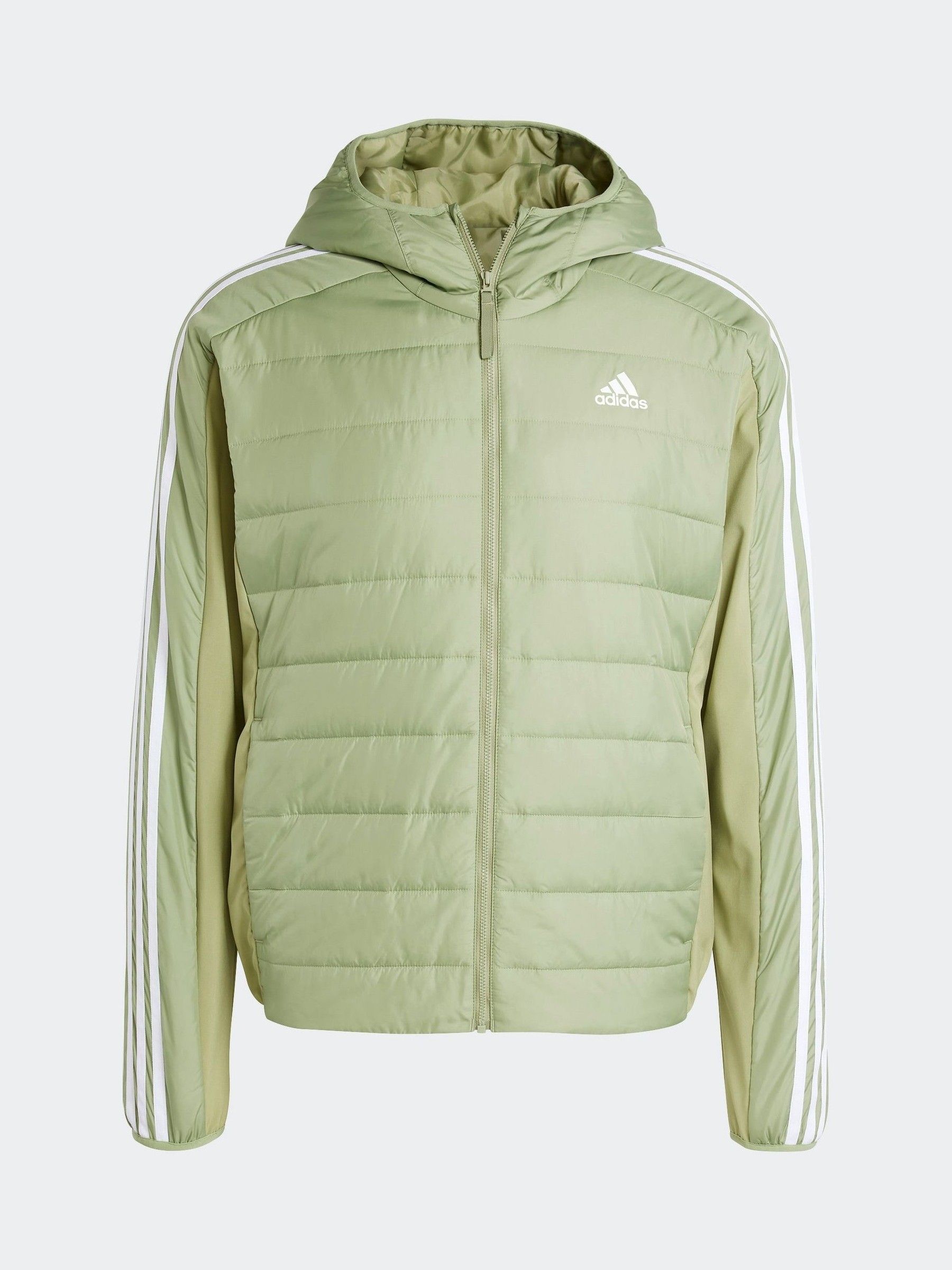 adidas Terrex Green Essentials 3 Stripes Insulated Hooded Hybrid Jacket