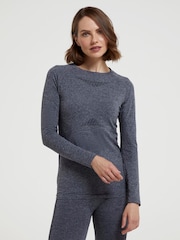 Mountain Warehouse Black Off Piste II Womens Thermal Top - Image 1 of 6