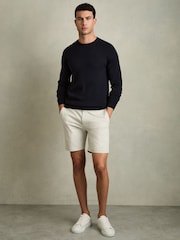 Reiss Chalk Wicket S Short Length Casual Chino Shorts - Image 1 of 6
