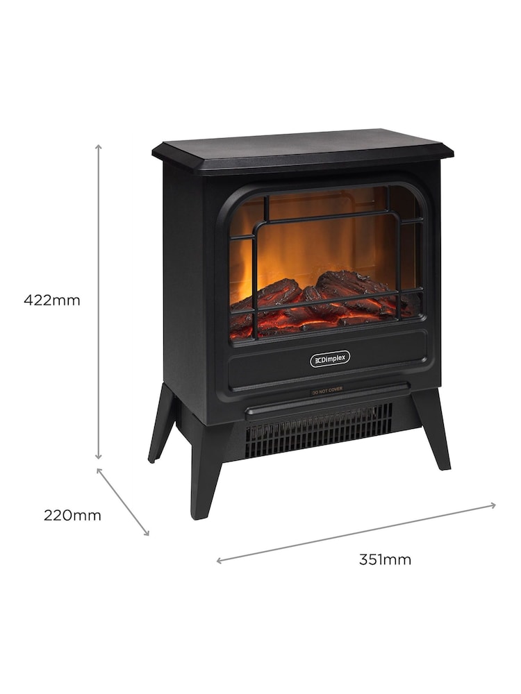 Dimplex Black Electric Optiflame MicroStove Fireplace - Image 6 of 6 Dimplex Black Electric Optiflame MicroStove Fireplace - Image 6 of 6