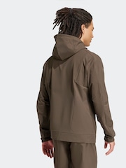 adidas Brown Designed for Training COLD.RDY Full-Zip Hoodie - Image 2 of 7