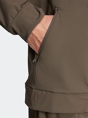adidas Brown Designed for Training COLD.RDY Full-Zip Hoodie - Image 6 of 7