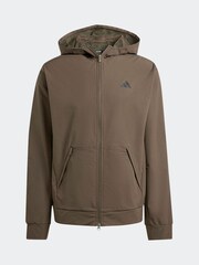 adidas Brown Designed for Training COLD.RDY Full-Zip Hoodie - Image 7 of 7