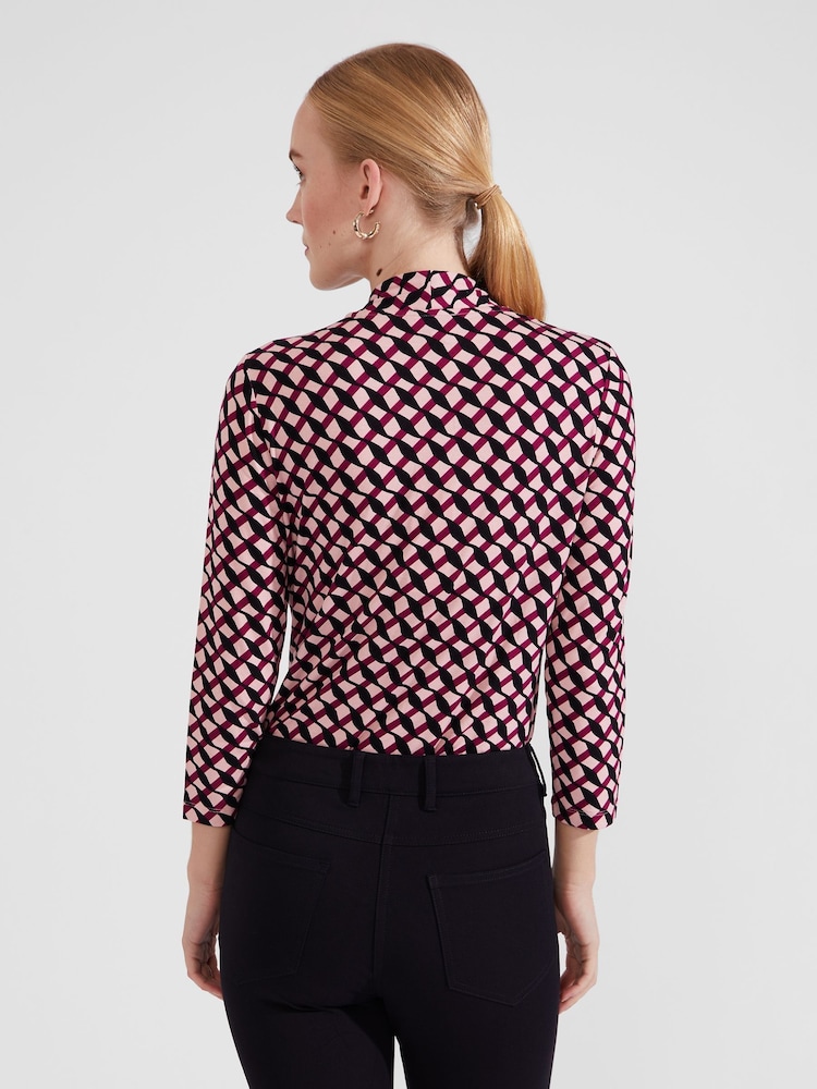 Preto - Blusa estampada Hobbs Aimee - Imagem 2 de 4