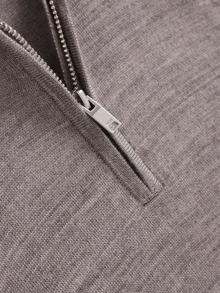 Reiss Woodsmoke Robertson 9-14 yrs Slim Fit Merino Wool Polo Shirt - Image 2 of 7 Reiss Woodsmoke Robertson 9-14 yrs Slim Fit Merino Wool Polo Shirt - Image 2 of 7